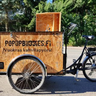 Boheemi sähköavusteinen kahvilapyörä vielä vapaana elokuulle! Isoon etuboksiin mahtuu vaikka kaasupullo grillille. Lue lisää verkkosivuiltamme popupbuddies.fi/kalusto

#promopyörä #jäätelöpyörä #kahvilapyörä #promo #kioskipyörä #tavarapyörä #messut #promootio #markkinointitempaus #markkinointi #myynti #tapahtumamarkkinointi #personointi #sähköpyörä